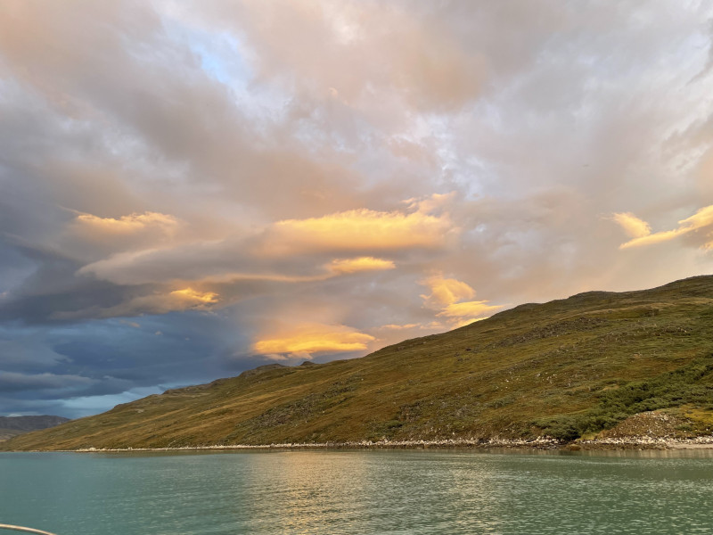 Moskusjagt i Kangerlussuaq 2021. Fangede 2 store dyr. Alu, Maren og Søren afsted. Mødtes med Kim og Jaaku.