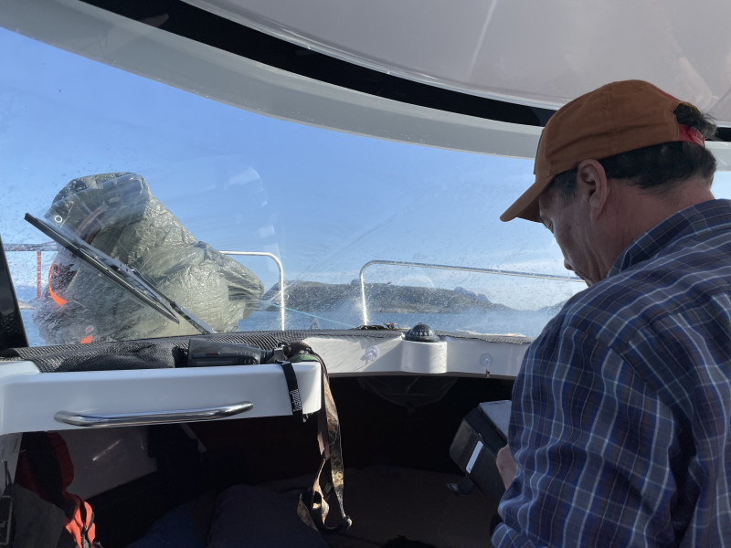 Moskusjagt i Kangerlussuaq 2021. Fangede 2 store dyr. Alu, Maren og Søren afsted. Mødtes med Kim og Jaaku.