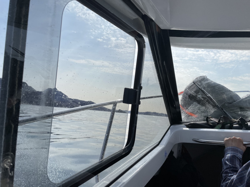 Moskusjagt i Kangerlussuaq 2021. Fangede 2 store dyr. Alu, Maren og Søren afsted. Mødtes med Kim og Jaaku.