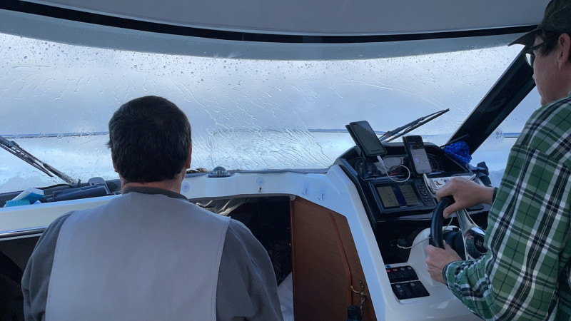 Moskusjagt i Kangerlussuaq 2021. Fangede 2 store dyr. Alu, Maren og Søren afsted. Mødtes med Kim og Jaaku.