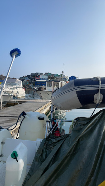 Moskusjagt i Kangerlussuaq 2021. Fangede 2 store dyr. Alu, Maren og Søren afsted. Mødtes med Kim og Jaaku.