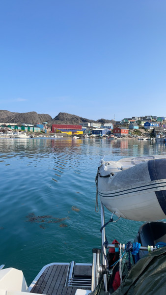 Moskusjagt i Kangerlussuaq 2021. Fangede 2 store dyr. Alu, Maren og Søren afsted. Mødtes med Kim og Jaaku.