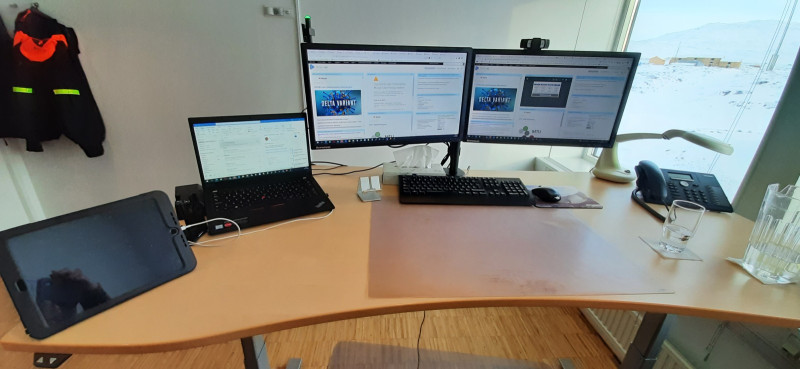 Flyttet kontoret tilbage til arbejdspladsen