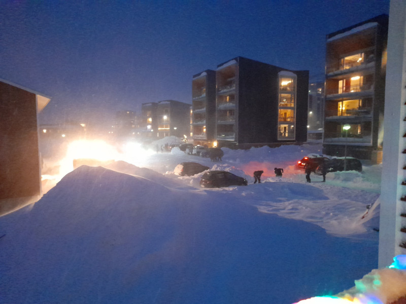 Der faldt 64 cm sne på 1 dag