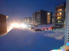 Der faldt 64 cm sne på 1 dag